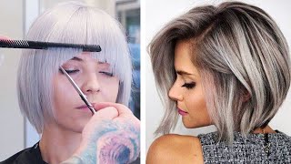Trending Short Hairstyles Compilation | Shoulder Length Bob Haircut | Pretty Hair