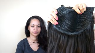 Turn Your Quick Weave Into A U Part Wig!!! Safe Glue Removal