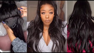 Diy How To Make Your Favorite Wig Thicker And Longer, 13X6 Lace Front Wig, Pre- Bleached Omgherhair