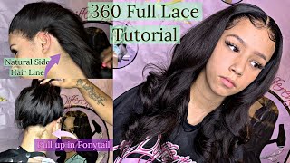 360 Frontal Wig Install | 3 Different Looks | Celie Hair