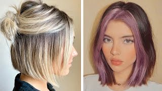 Short Haircuts Trends | Best Women Bob Hairstyles & Color Transformations | Trending Hairstyles