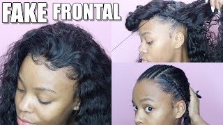 Turn Your Lace Closure Into A Frontal *Sew-In Method* Ft. Nadula Hair ((Affordable Deep Wave))