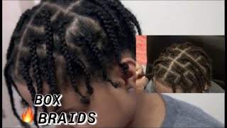 Box Braids For Men / Boys | Beginner Friendly | Medium/Short Hair