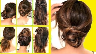 Top 10 ★ Lazy - Running Late Hairstyles & Hacks For Frizzy Hair - Easy!   | Spring Peinados