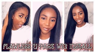 U-Part Wig Install - How To Blend Natural Hair With Virgin Hair Ft Mslula.Com| Simply Subrena