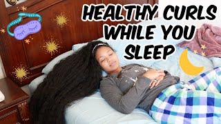Protective Sleep Hairstyles!! | How I Care For My Long Curly Hair