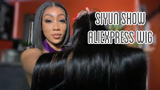 Thick 250% Density 13X4 Lace Frontal Wig - Siyun Show Aliexpress Straight Lace Frontal Wig Unboxing
