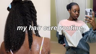 My Natural Hair Care Routine (Type 4 Hair) !!