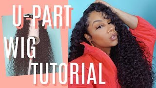 How To Make & Install A U-Part Wig | Theanayal8Ter