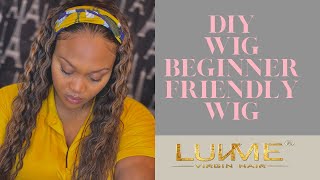 Headband Wig With Highlight | Easy Wig Install | Luvme Hair | Fall Look | How To | Beginner Friendly