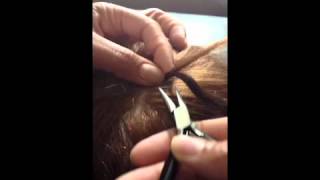 How To Install Micro Link Loop Hair Extensions