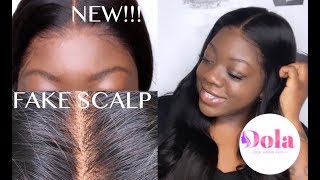 Glueless How To Fake Scalp Tutorial Easiest Wig Install Ft Dola Hair