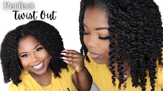  The Perfect Twist Out On Type 4 Natural Hair U Part Wig| No Leave Out| Hergivenhair