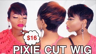 How To Make Your Pixie Cut Wig Look Like Your Natural Hair || Ft Mayde Beauty  Ella