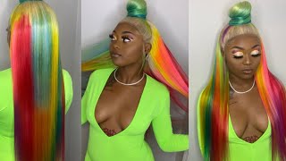 Colorful Summer Wig | Eléganté Beauty Hair |