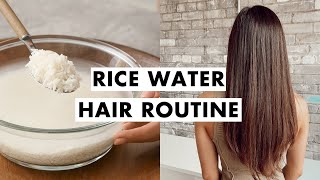 Rice Water For Hair Growth | Healthy Hair Routine