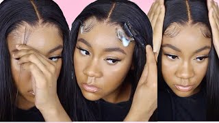 A Bomb Ass Baby Hair Tutorial On A 4X4 Lace Closure
