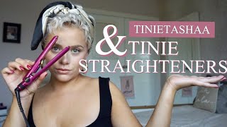 How I Curl My Short Pixie Cut | Tinietashaa