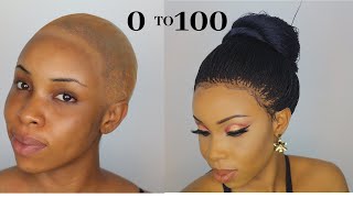 Bald Cap Method Using A 360 Needle Twist Wig | Ammie N