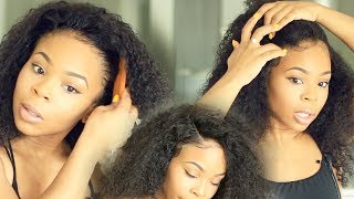 Best Affordable 360 Frontal Curly Wig: Watch Me Slay The Heck Out Of This Wig | Omg Her Hair