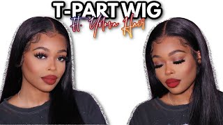Watch Me Slay This T Part Wig Ft  Yolova Hair | Makeup Moo