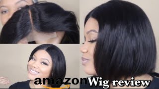 $50 Amazon Wig | Beginner Friendly 8 In Bob Wig | Ft. Geeta Hair | Diamond Jewel