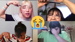 People Cutting Their Own Bangs And Regret It For 12 Minutes Straight