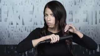 Hairstyle Tutorial: How To Create Quick Waves Using A Flat Iron / Hair Straightener And Braid