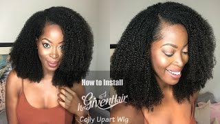 The Most Natural Looking Natural Hair Extensions: Hergivenhair Coily U Part Wig