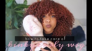 How To Take Care Of Kinky Curly Wig | Her Hair Company
