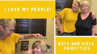 Longtime Fan Gets Her Favorite Radona Style - Bob Haircut