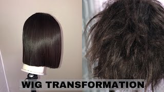 How To: Revive Your Human Hair Wig | Wig Transformation