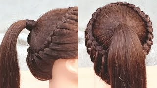 Beautiful Hairstyle For Collage Girls || Easy Braided Hairstyle Compilation || Hair Style Girl
