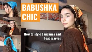 Trendy Bandana And Head Scarf Hairstyle Tutorial // Easy Ways To Spice Up Your Outfits