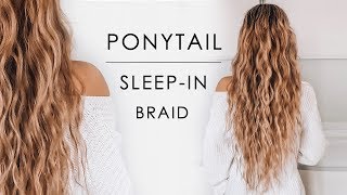 Sleep-In Ponytail Beachy Waves Hair Tutorial | Shonagh Scott