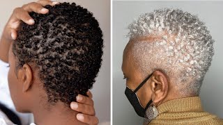 Pixie , Buzz & Tapered Afro Combo | New Short Hairstyles Vibe 2021-2022