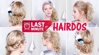 Last Minute Hairstyles For Back To School, Everyday, Party, Medium/Long Hair ★ Curls, Low Bun Updo
