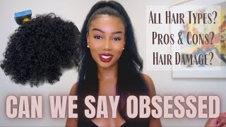 Can All Hair Types Rock Tape-In Hair Extensions? | Pros & Cons | Tips & Advice