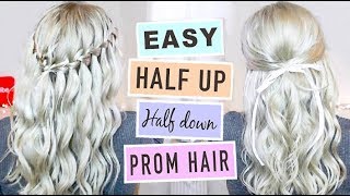 2 Easy & Romantic Half Up Half Down Prom/Wedding Hairstyles | Everydayhairinspiration