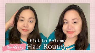 My Flat To Volume Hair Care Routine Feat. John Frieda Volume Lift | Rosa All Day