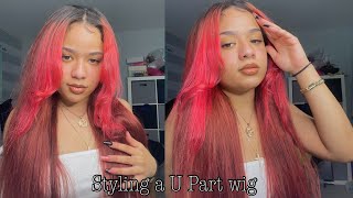 Watch Me Install A U-Part Wig  Ft. Beautyforever Hair