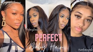  How To: Easy Baby Hair On Lace Closure