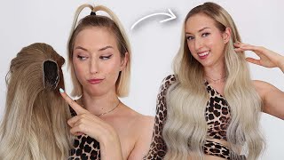How To Put On A U Part Wig | Lillys Hair Review