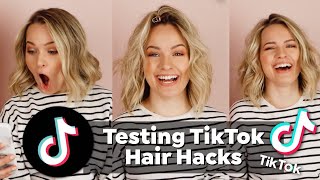 Hairstylist Tests Tik Tok Hair Hacks... *Shocked By The Results* - Kayley Melissa
