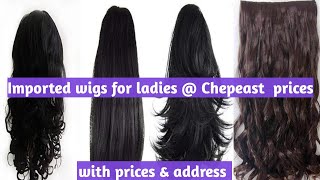 Imported Hair Wigs For Ladies @Chepeast Prices L Wigs For Women L Natural Look Wigs