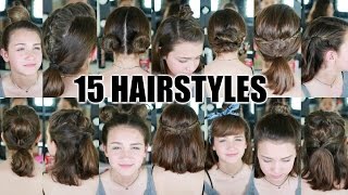 15 Heatless Hairstyles For Short Hair Back To School