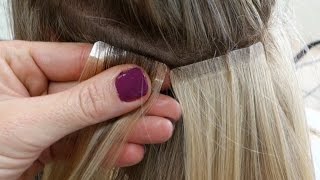 Diy Hair Tape Extensions - Master Hairdresser Johanna Z