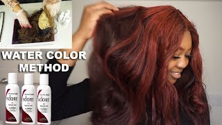 Dye Your Hair/Wig In 5 Min! Water Color Method Fast And Cheap Ft. Rosabeauty Hair Abbyliciouz