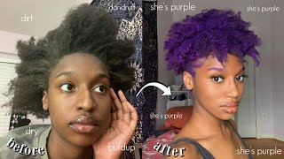 I Tried Hair Color Wax On My 4C Natural Hair! | Coco Chinelo