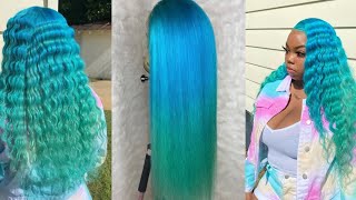 Blue Mermaid Hair Color  | Tinashe Hair |